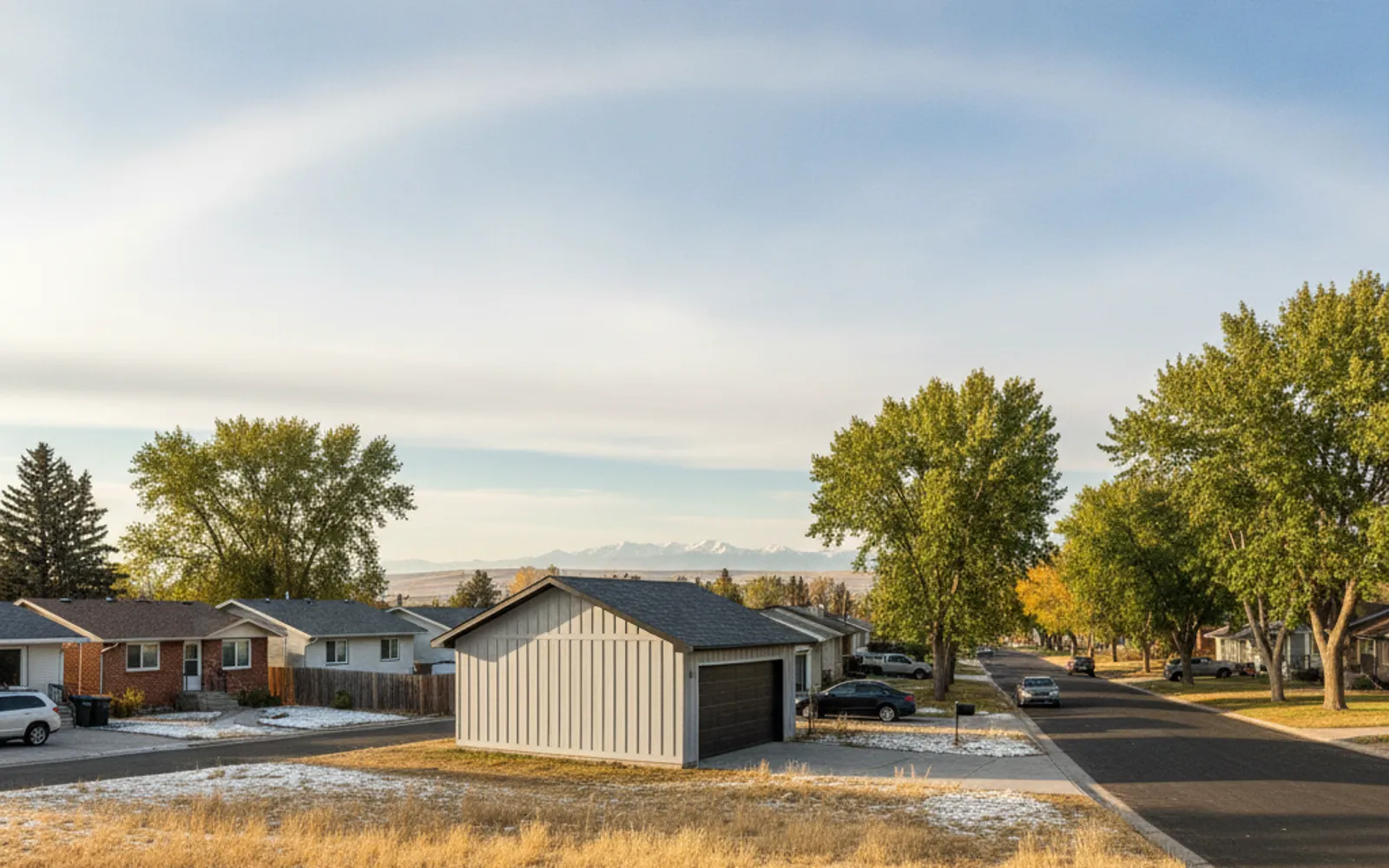 Garage Building in Okotoks