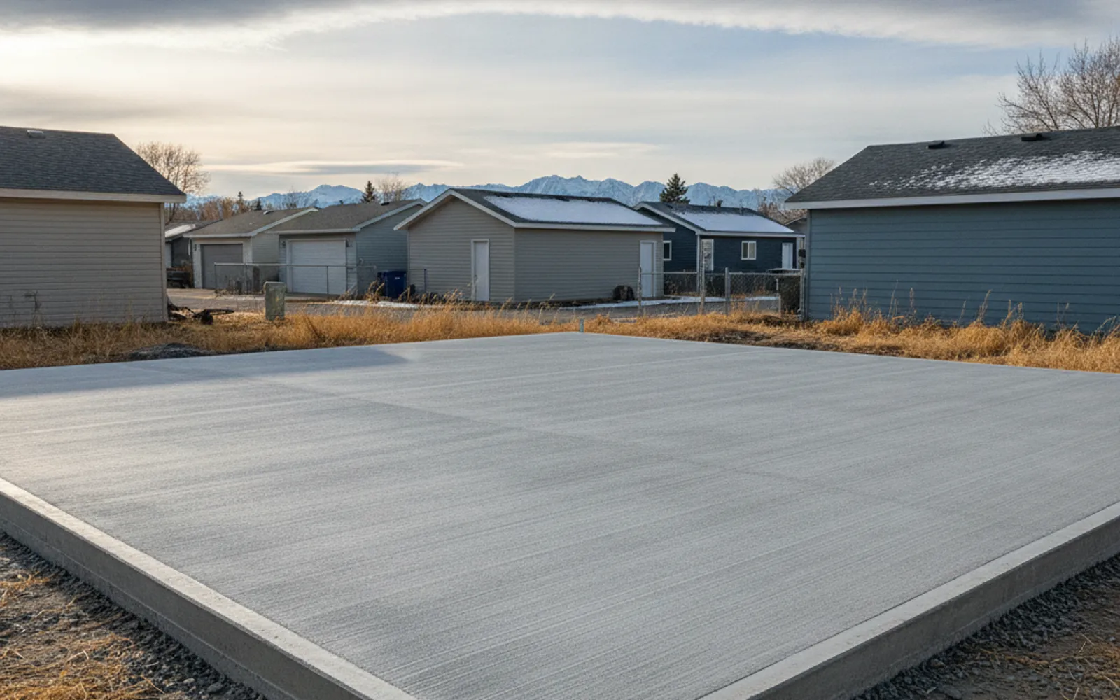 Calgary homeowner reviewing written garage quotes at a kitchen table
